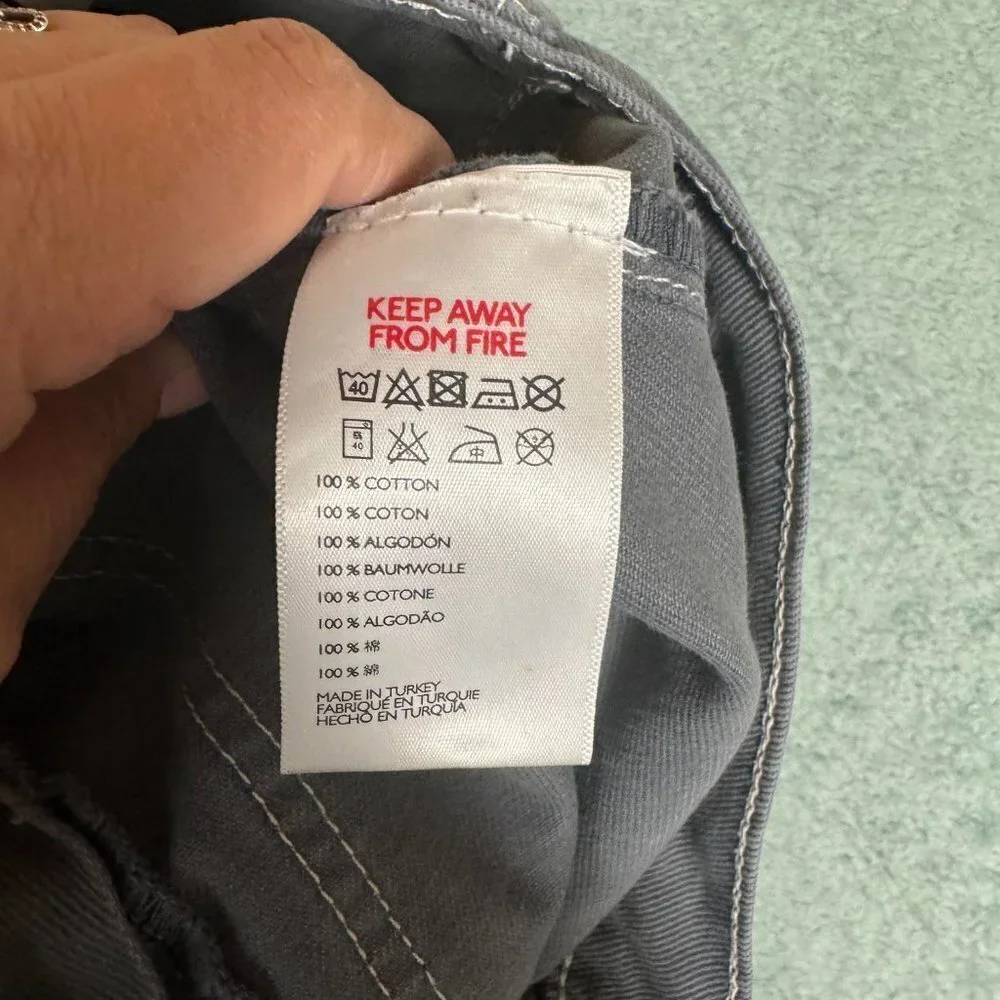 BDG Urban Outfitters High Rise Wide Leg Gray Size W29 - Picture 10 of 11